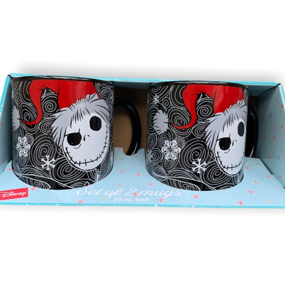 Nightmare Before Christmas Mug Set Jack Sally - Picture 1 of 4